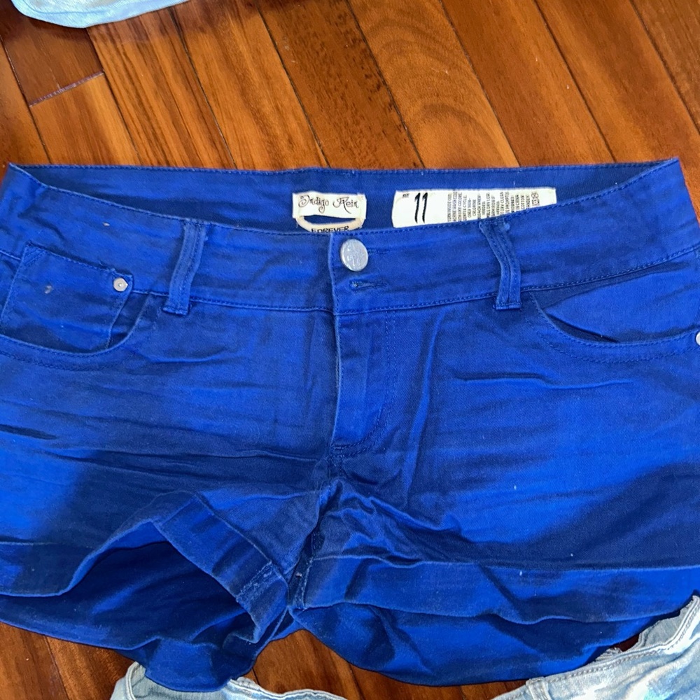 Junior Roxy women Denim Shorts - Blue - Picture 4 of 8